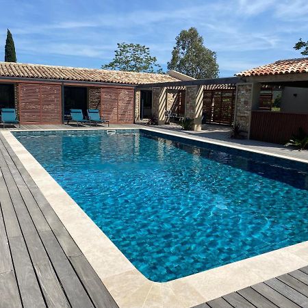 Magnifique Villa Avec Piscine Au Coeur Des Vignes Cogolin Luaran gambar
