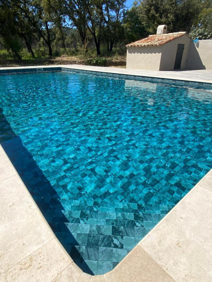Magnifique Villa Avec Piscine Au Coeur Des Vignes Cogolin Luaran gambar